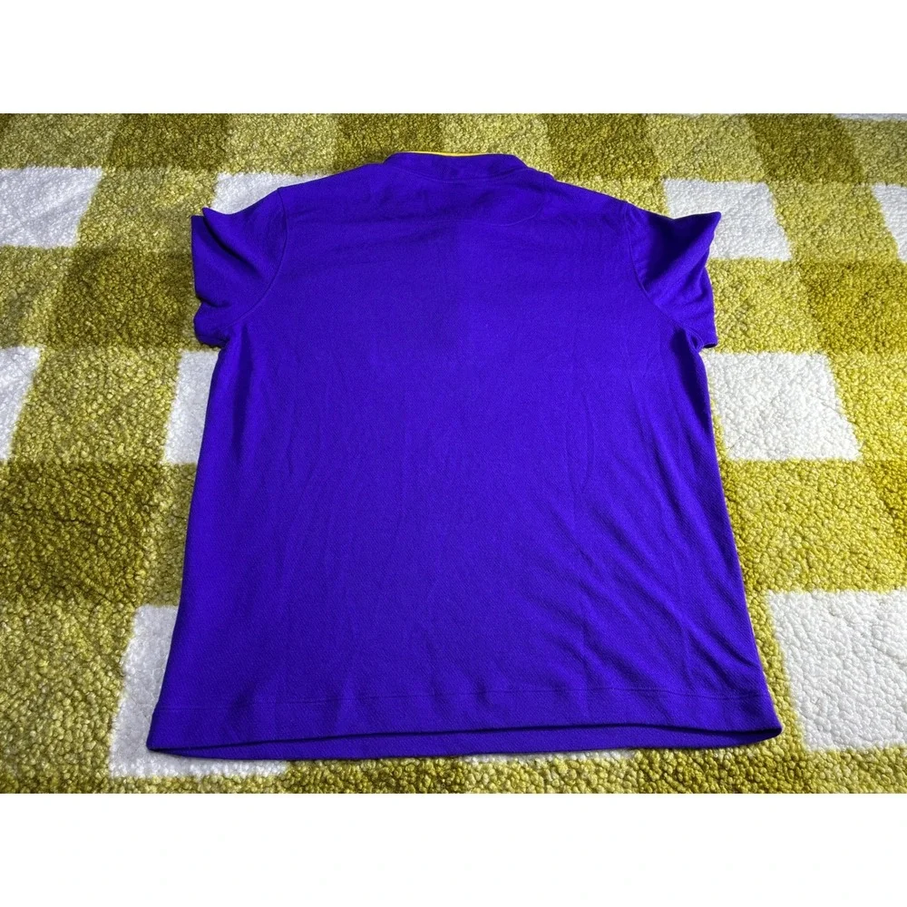 Nike NBA Los Angeles Lakers Purple Quarter Zip‎ Pullover Dri-FIT Mens Large